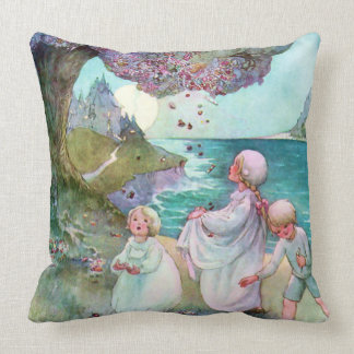 Sugar Plum Tree Children Anne Anderson Fine Art Cushion