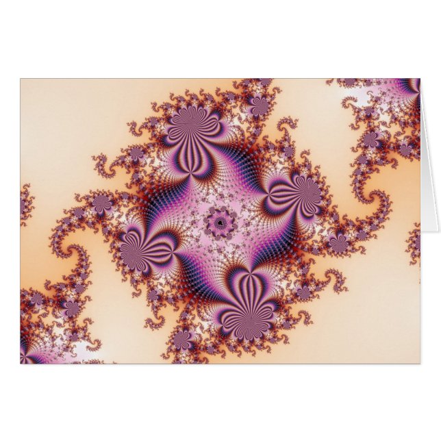 Sugar Plums - Fractal Card (Front Horizontal)