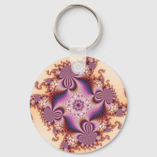 Sugar Plums - Fractal Key Ring