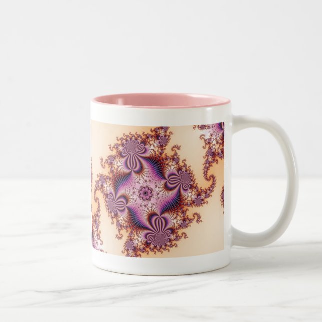 Sugar Plums - Fractal Two-Tone Coffee Mug (Right)
