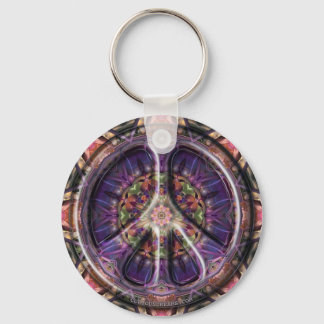 Sugar Plums Peace Key Ring