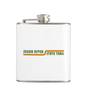 Sugar River State Trail Wisconsin Hip Flask