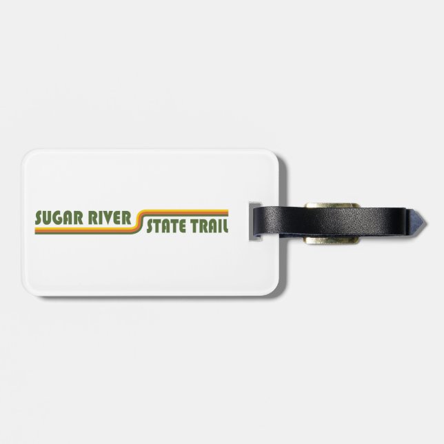 Sugar River State Trail Wisconsin Luggage Tag (Back Horizontal)