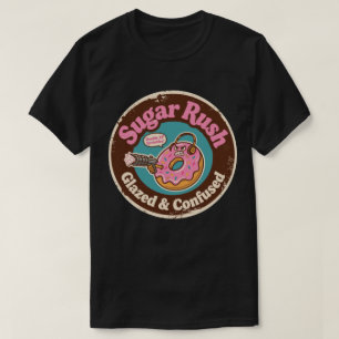 Sugar Rush Glazed And Confused Doughnut T-Shirt