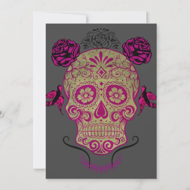 Sugar Skull 1.0 Invitation (Front)