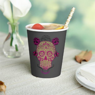 Sugar Skull 1.0 Paper Cups