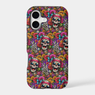 Sugar Skull Art - Artful Remembrance Peace Sign
