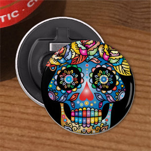 Sugar Skull Art, Day of the Dead Bottle Opener