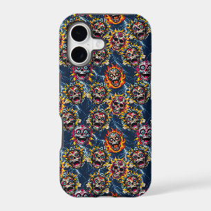Sugar Skull Art - Day of the Dead Lightning