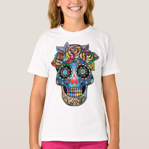 Sugar Skull Art, Day of the Dead T-Shirt