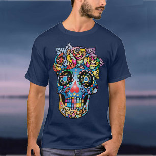 Sugar Skull Art, Day of the Dead T-Shirt