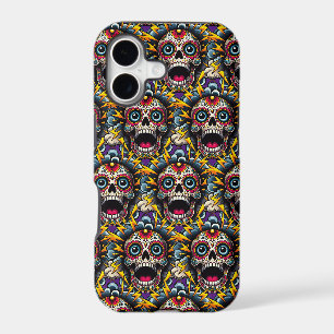 Sugar Skull Art - Feeling Amped Up