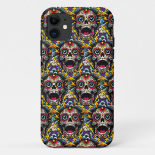 Sugar Skull Art - Feeling Amped Up Case-Mate iPhone Case