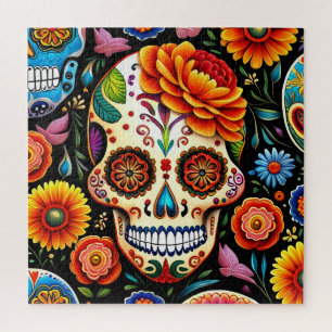 Sugar Skull art Jigsaw Puzzle