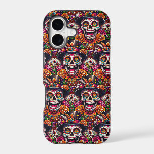 Sugar Skull Art - Marigold Sugar Skull