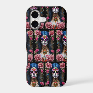 Sugar Skull Art - Traditional Woman