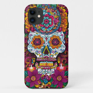 Sugar Skull Art - Vibrant Traditions of Mexico Case-Mate iPhone Case