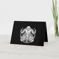 Sugar Skull Baphomet Goat Gift