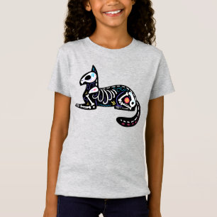 Sugar Skull Calavera Cat II T-Shirt