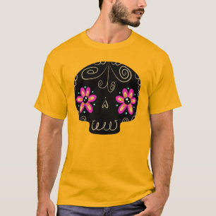 Sugar Skull Calaverita Day of the Dead  T-Shirt