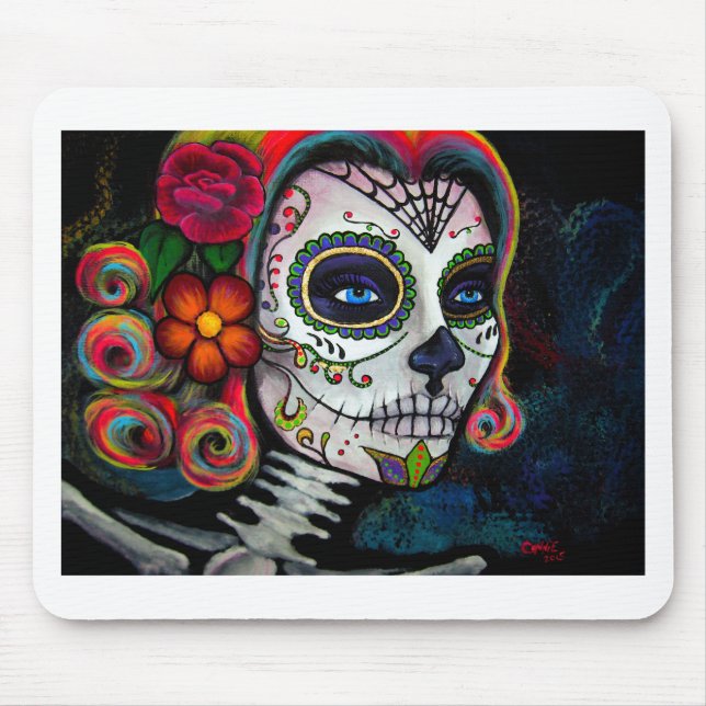 Sugar Skull Candy Mouse Pad (Front)