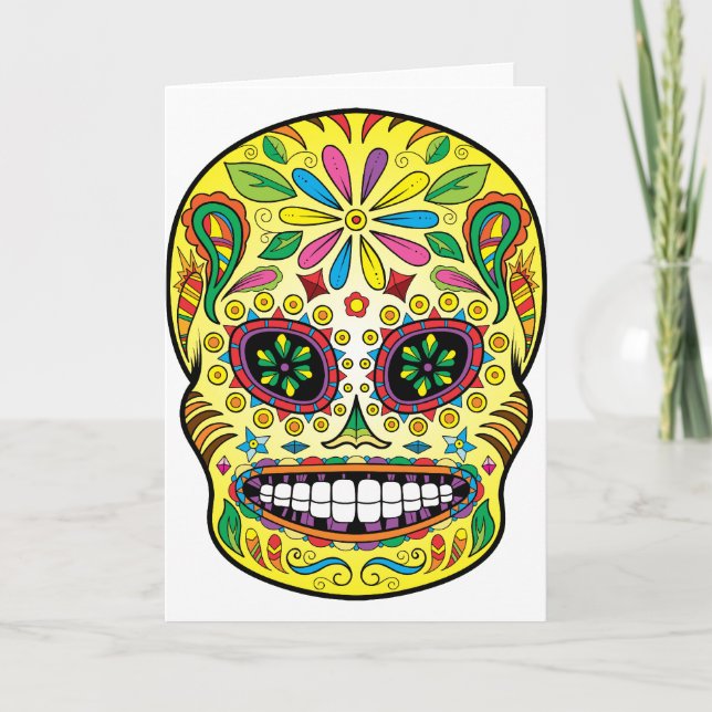Sugar Skull Card (Front)