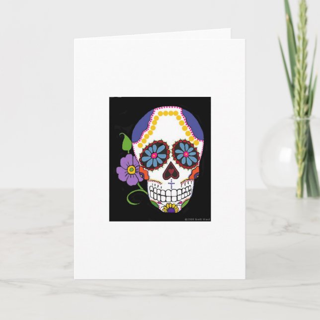 Sugar Skull Card (Front)