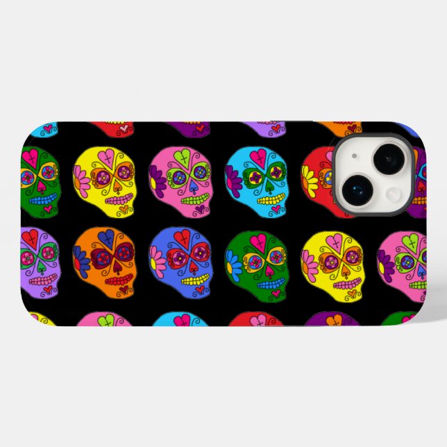 Sugar Skull Case-Mate iPhone Case (Back (Horizontal))
