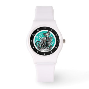 Sugar Skull Cat Watch