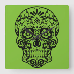 Sugar Skull Clock