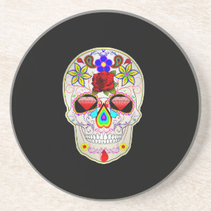 sugar skull coaster