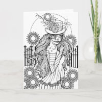 Sugar Skull Colour it Yourself Halloween Art