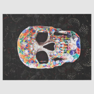 Sugar Skull Colourful  Pop Art Balloons Design Tissue Paper