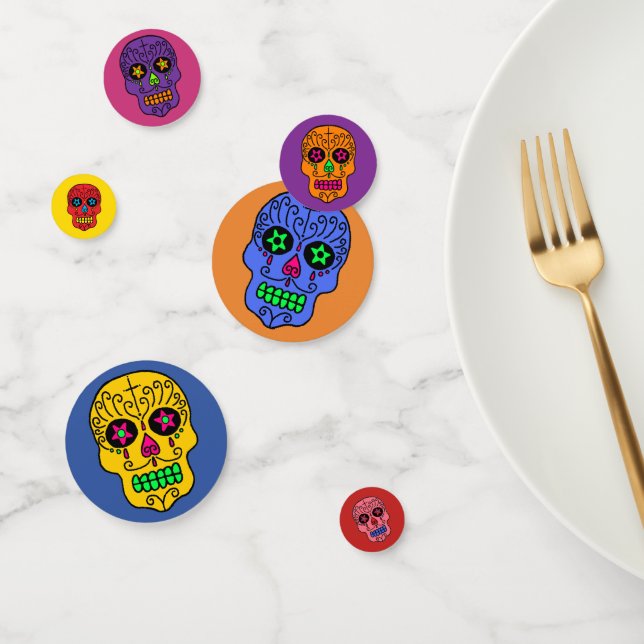 Sugar Skull Confetti (Group)