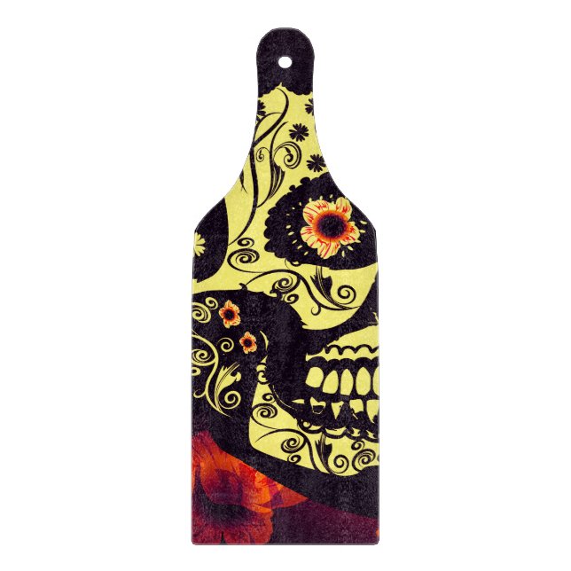 Sugar skull cutting board (Front)
