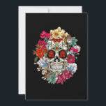 Sugar Skull Day Of Dead Dia De Los Muertos Flowers Save The Date<br><div class="desc">This is a great gift for your family,  friends during Hanukkah holiday. They will be happy to receive this gift from you during Hanukkah holiday.</div>