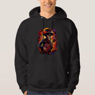Sugar Skull Day of the Dead Dia de Los Muertos Mar Hoodie