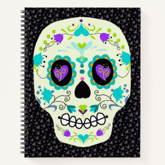 Sugar Skull  Day of the Dead Notebook