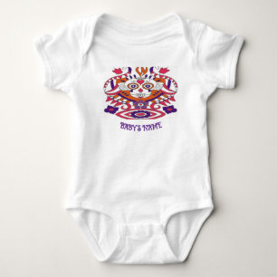 Sugar Skull Design Baby One Piece Outfit Bodysuit