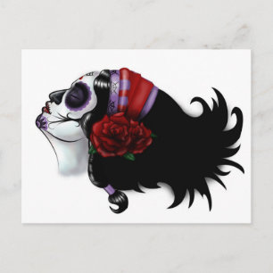 Sugar Skull Design Postcard