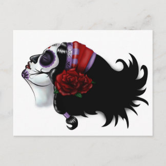Sugar Skull Design Postcard