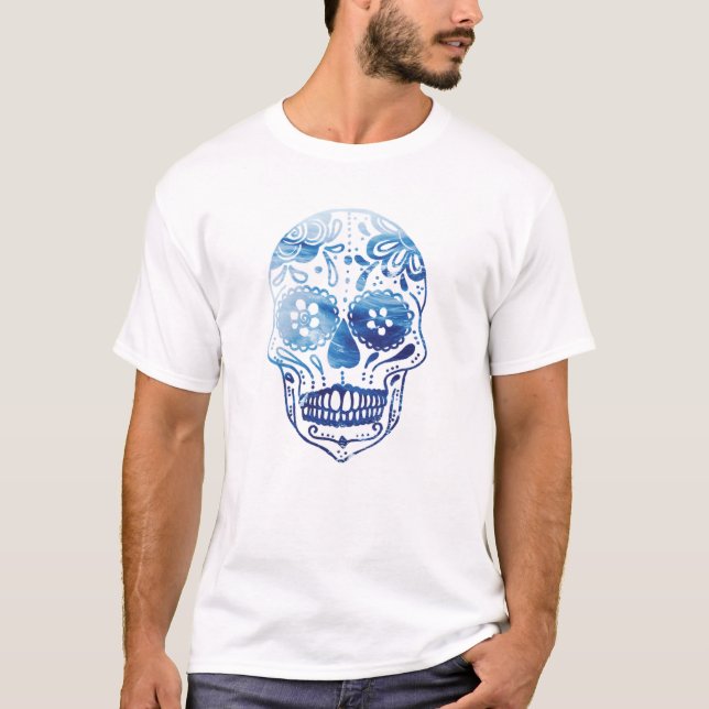 Sugar Skull Design T-Shirt (Front)