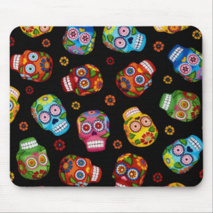 Sugar Skull, Dia de los Muertos #17 Mouse Pad