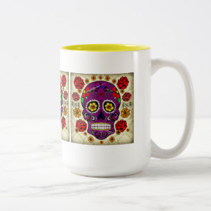 Sugar Skull Dia De Los Muertos Mug