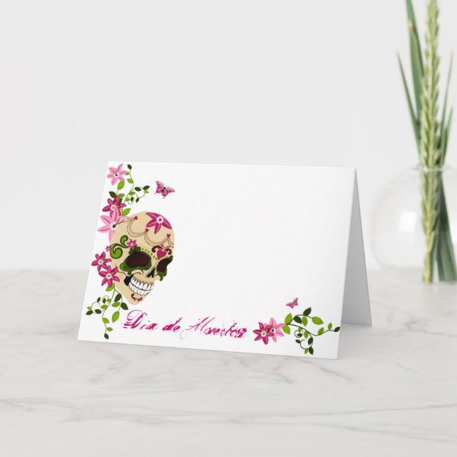 Sugar Skull [Día de Muertos] Card (Front)