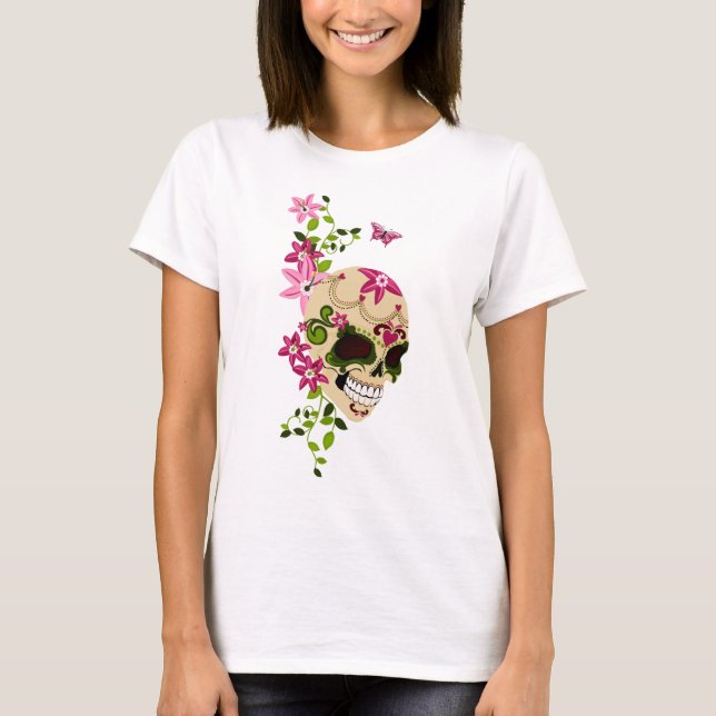Sugar Skull [Día de Muertos] T-Shirt (Front)