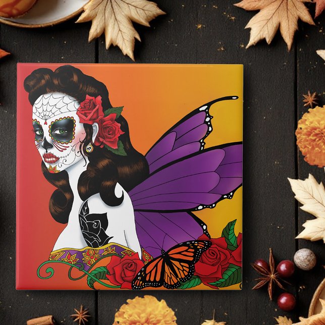 Sugar Skull Fairy Sunset Tile (Creator Uploaded)