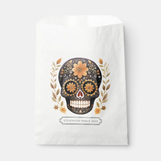 Sugar Skull Favour Bag (Front)
