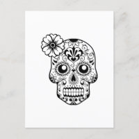 Sugar skull flower