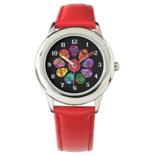 Sugar Skull Flower Watch